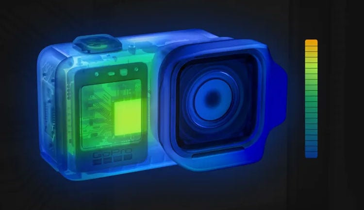 thermal map of the gopro mission 1