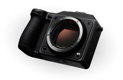 Hasselblad X2D II 100C camera without lens showing 100MP Medium format sensor