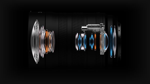illustration of Hasselblad XCD 2.8-4/35-100E Lens focusing lens group