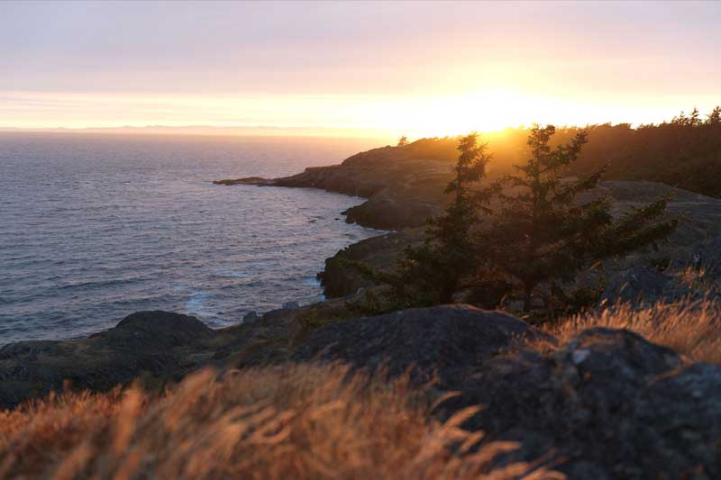 XCD 2.8-4/35-100E of coastline at sunset