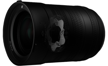 X-ray view of Hasselblad XCD 35-100mm lens showing leaf shutter
