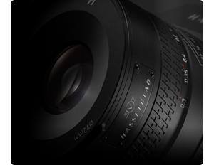 Hasselblad XCD 2.8/38V Lens angled view 