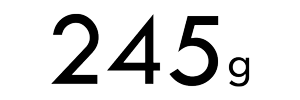 245g black text icon