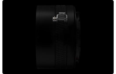 image breakdown showing the stepping focus motor of the Hasselblad XCD 4/28P lens on a black background