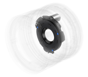 X Ray view of Hasselblad XCD 2.8/55v Lens Shutter