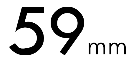 59mm black text icon