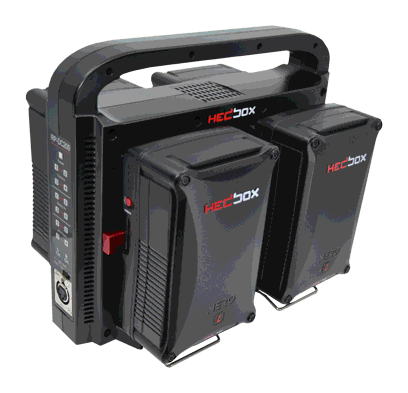 illustration showing the Professional Power Bank Set sequential power mode