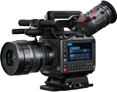 angled view of the blackmagic pyxis 6k