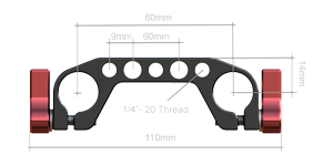 annotated image of hedbox hold 15mm lws rod clamp