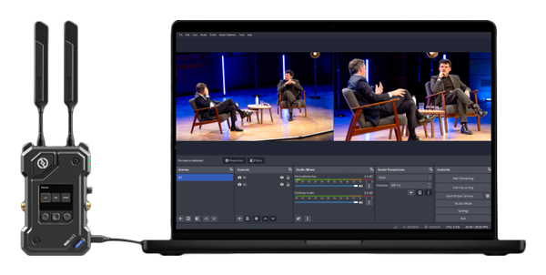 Hollyland Cosmo C2 being used for uvc streaming