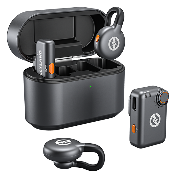 【美品・即使用可】Hollyland Lark M2S Combo Hollyland Lark M2S Mini Combo: Wireless Microphone for