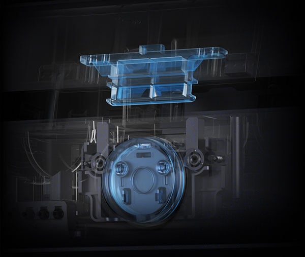 xray image of the hollyland lark m3 lock design