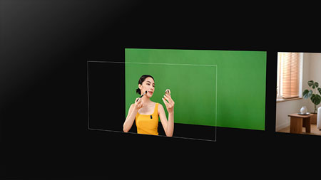 streaming camera background removal