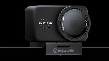 close up of the streaming camera shutter