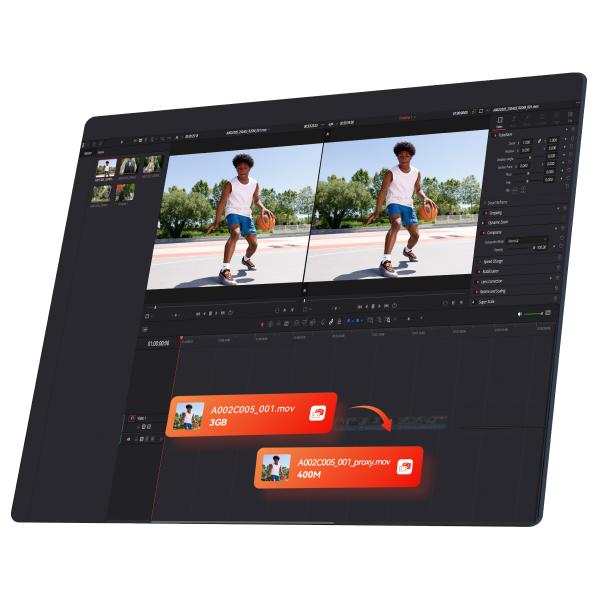 hollyland wireless monitor proxy recording interface