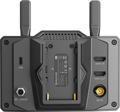 rear view of the Hollyland Pyro 5 4K