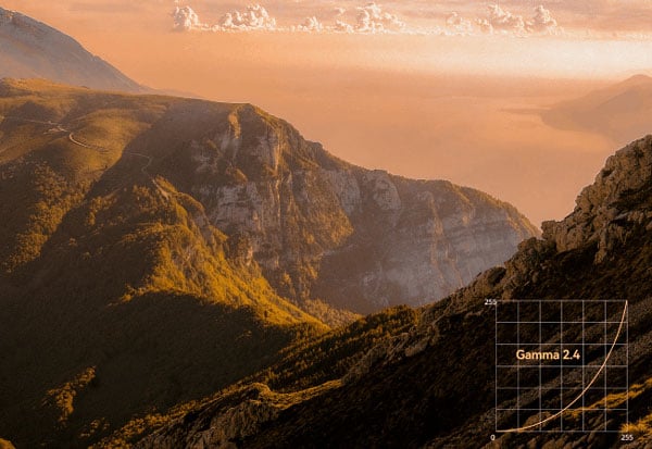 Salto dei Granatieri on Monte Cengio in the Asiago Plateau in Italy with gamma chart