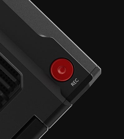 hollyland live streaming camera recording button