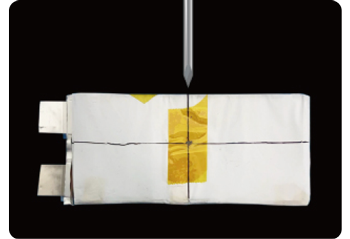 Gallium Nitride Battery pack being tested
