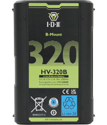 IDX HV-320B 320Wh B-Mount Battery