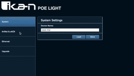 ikan web gui interface