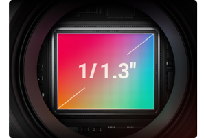 illustration of insta360 ace pro image sensor with vibrant colour overlays
