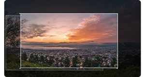 illustration sample image of insta360 ace pro dynamic timelapse across sunset night sky