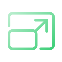 green larger sensor icon