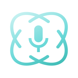 light blue sound wall system icon