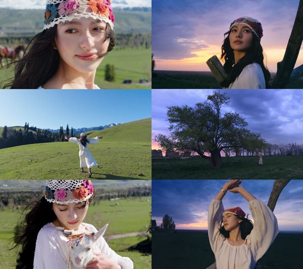 example collage images from the insta360 luna ultra