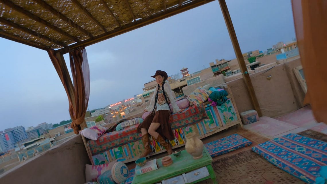 sample image from a Barrel roll of a cowgirl