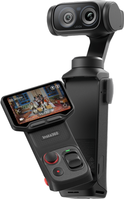 insta360 luna ultra with screen detached