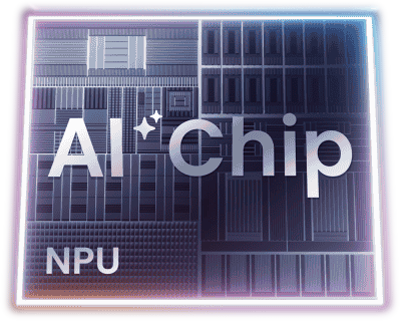 close up of the insta360 mic pro ai chip