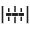 black standard audio icon