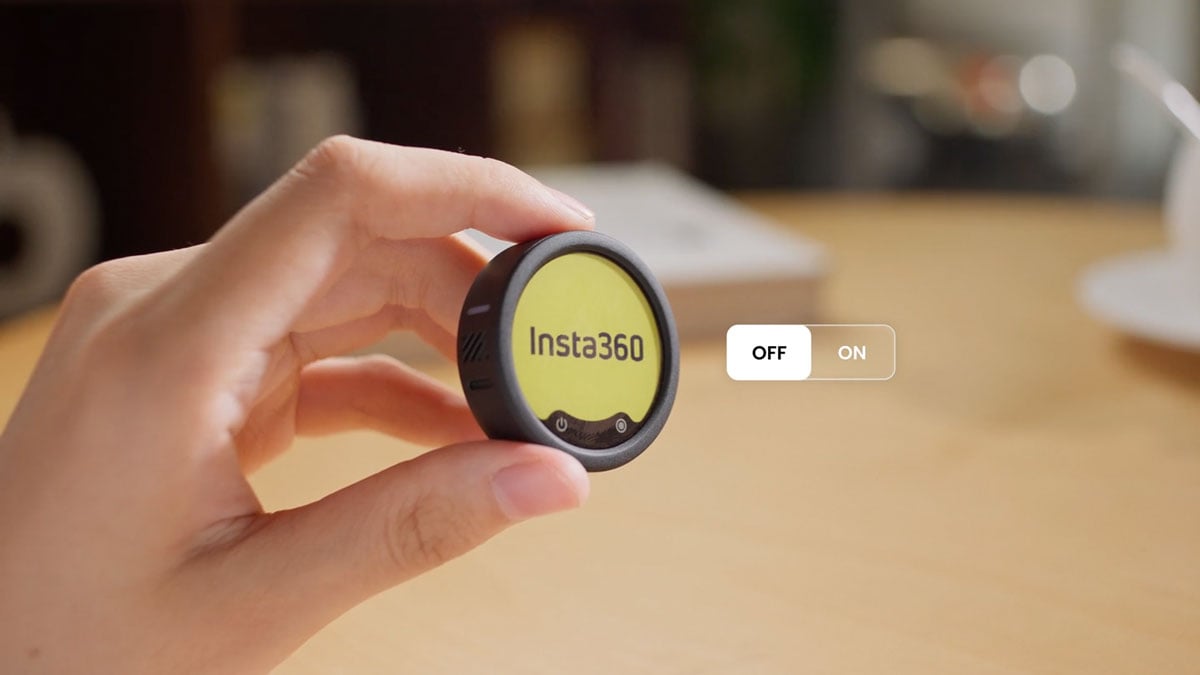 insta360 mic pro powered off