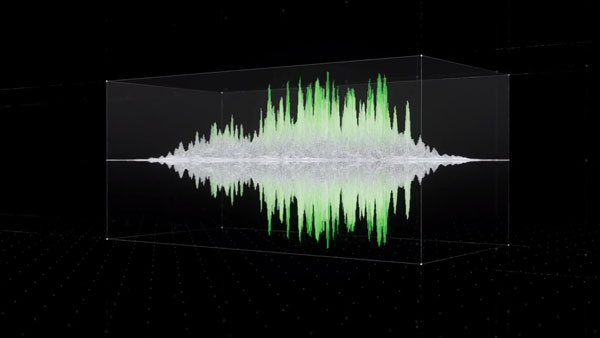 32-bit float recording sound wave