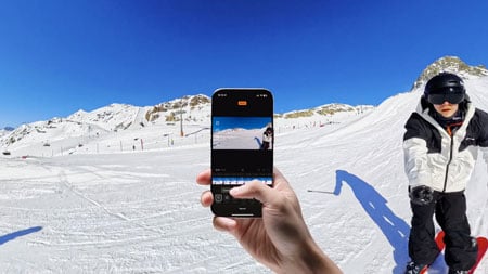 insta 360 camera recording