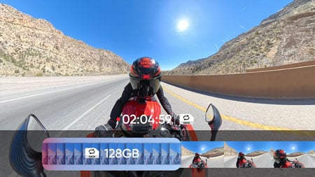 insta 360 camera road mode