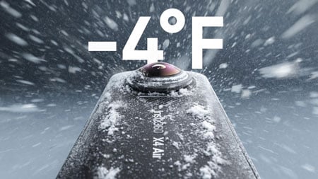 insta 360 camera in low temperature