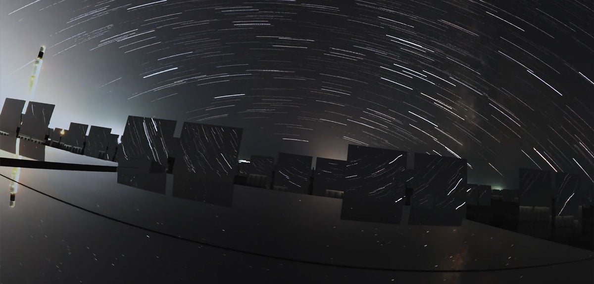 sample image of a starlapse