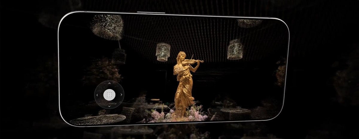 spatial capture interface on a smartphone