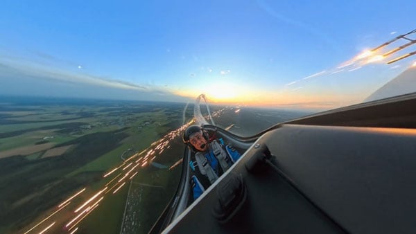 insta360 x6 being charged
