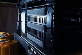 iodyne Pro Data in a rack