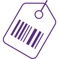 purple label icon