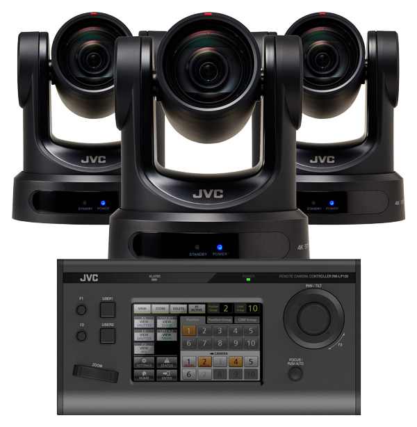 JVC KY-PZ400NBE PTZ Camera Bundle