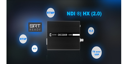 Kiloview D300 4K UHD NDI®| HX (2.0) Video Decoder