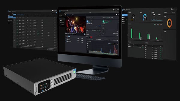 KiloLink Station Pro connected to 3 monitors