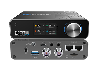 two Kiloview N50 units stacked on top of each other