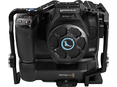 Kondor Blue Blackmagic Pocket Cinema 6K Pro Base Rig Cage With Battery Grip