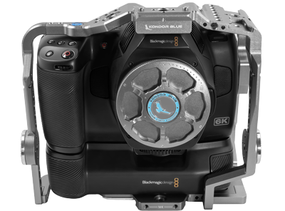 Kondor Blue Blackmagic Pocket Cinema 6K Pro Base Rig Cage With Battery Grip